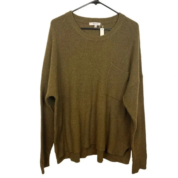 Madewell Thompson Pocket Pullover Sweater 2X - Picture 4 of 13